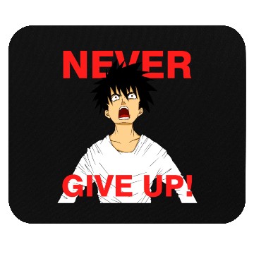 Discover Never Give Up Mouse Pads