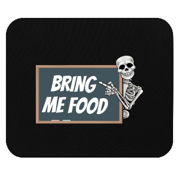 Discover Bring Me Food Please, Blackboard Skeleton Teacher Mouse Pads