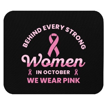 Discover In October We Wear Pink Breast Cancer Awareness Mouse Pads