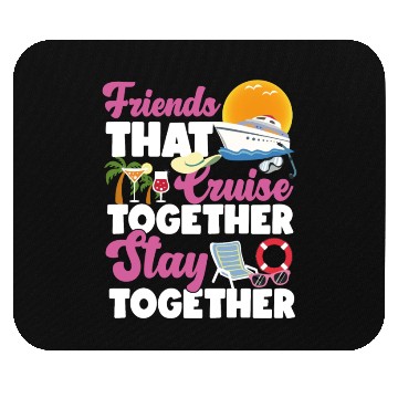 Discover Cruise Ship Vacation Friends Mouse Pads