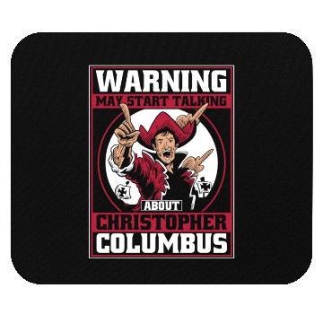 Discover Columbus Day 1492 Mouse Pads