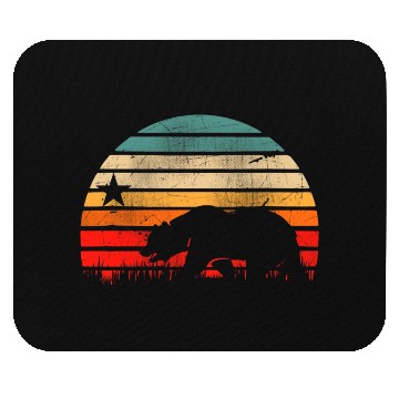 Discover California Bear Mouse Pads