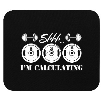 Discover Gym Workout Humor Weightlifting Mouse Pads