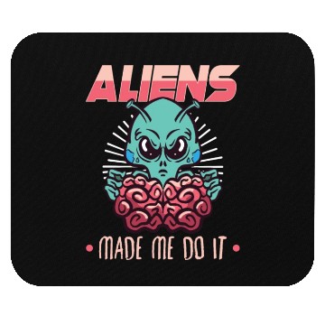 Discover Alien Extraterrestrial Area 51 UFO Space Geek Gift Mouse Pads