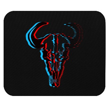 Discover Buffalo skull Mouse Pads