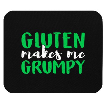 Discover Celiac Disease Warrior Gluten Makes Me Grumpy Mouse Pads