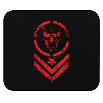 Discover Grunge Red Mouse Pads