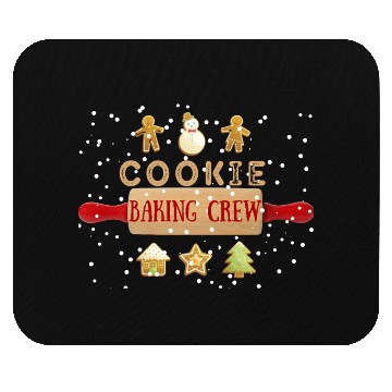 Discover Christmas Gingerbread Baking Graphic Mouse Pads