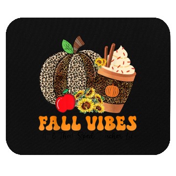 Discover Groovy Fall Vibes Teacher Life Pumpkin Mouse Pads