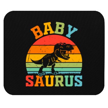 Discover Babysaurus Newborn Baby Dinosaur Baby Saurus Baby Mouse Pads