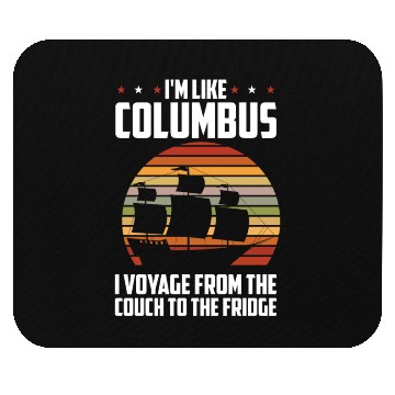 Discover Columbus Day 1492 Mouse Pads