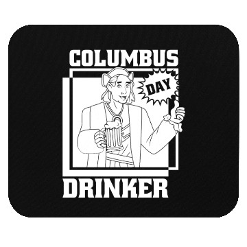 Discover Columbus Day 1492 Mouse Pads