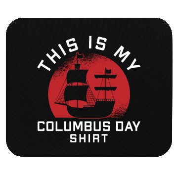 Discover Columbus Day 1492 Mouse Pads