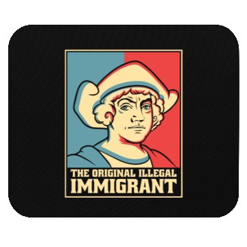 Discover Columbus Day 1492 Mouse Pads