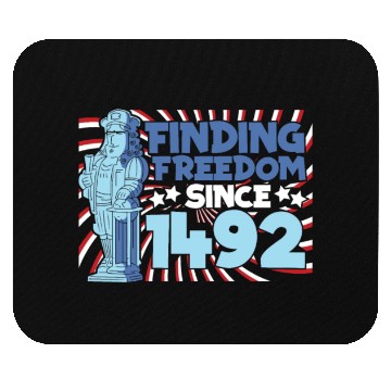 Discover Columbus Day 1492 Mouse Pads