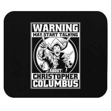Discover Columbus Day 1492 Mouse Pads