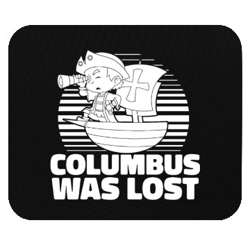 Discover Columbus Day 1492 Mouse Pads
