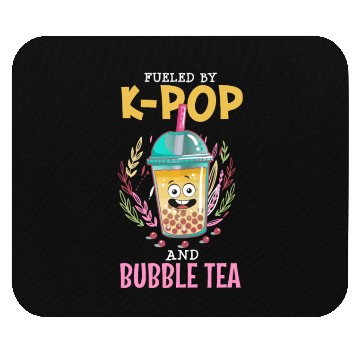 Discover Fueled By K-Pop And Bubble Tea Mouse Pads