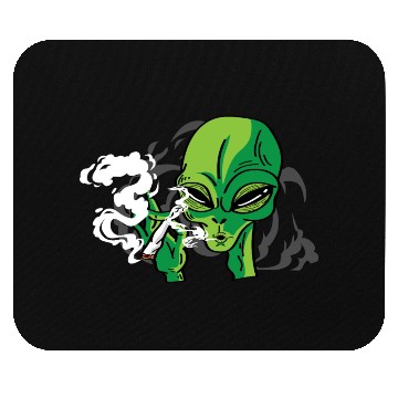 Discover Alien Smoking Gangster Gift Mouse Pads