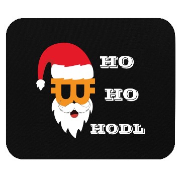 Discover Bitcoin christmas BTC logo Crypto lover Hodl funny Mouse Pads