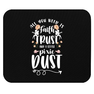 Discover Fantasy Girls Sister Magic Wand Mouse Pads