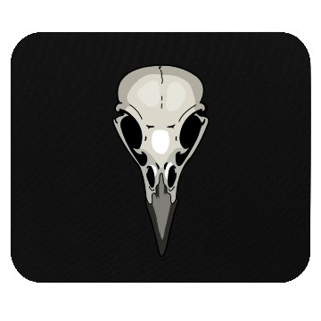 Discover Crow skeleton Skull Mouse Pads