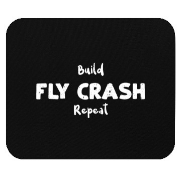 Discover Build Fly Crash Repeat - RC Plane Mouse Pads