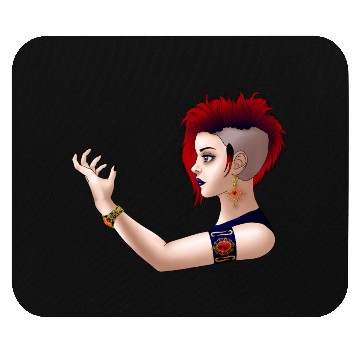 Discover Goth Punk Girl Mouse Pads