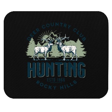Discover Deer country club Mouse Pads