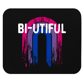 Discover Bi-Utiful Bisexual Positivity Bi Pride Positive Mouse Pads