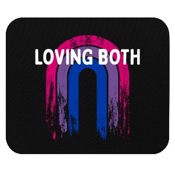 Discover Loving Both Bisexual LGBTQ Bi Pride Gender Mouse Pads