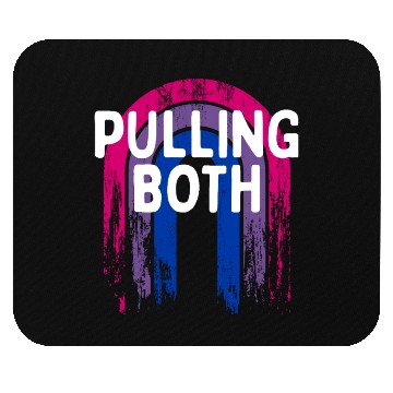 Discover Pulling Both Bisexual LGBTQ Bi Pride Couples Funny Mouse Pads