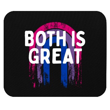Discover Both Is Great Bisexual LGBTQ Bi Pride Pansexual Mouse Pads
