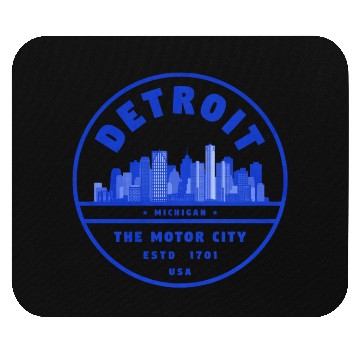 Discover Detroit Michigan Mouse Pads