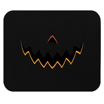 Discover Pumpkin Face Mouse Pads
