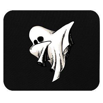 Discover Halloween Dabbing Ghost Mouse Pads