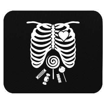Discover Skeleton candy Mouse Pads