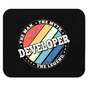 Discover Developer. The man. The myth. The legend. Mouse Pads
