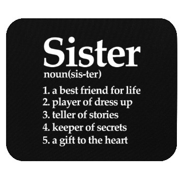 Discover Sister Definition Mouse Pads
