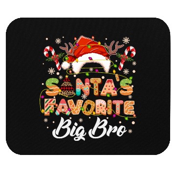 Discover Santa's Favorite Big Brother Cookies Mouse Pads