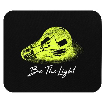 Discover Be The Light Lamp Mouse Pads