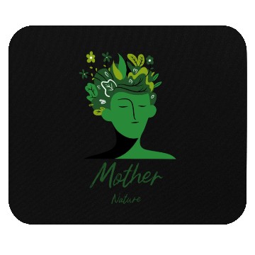 Discover Mother Nature flowers head plants green gift idea Mouse Pads