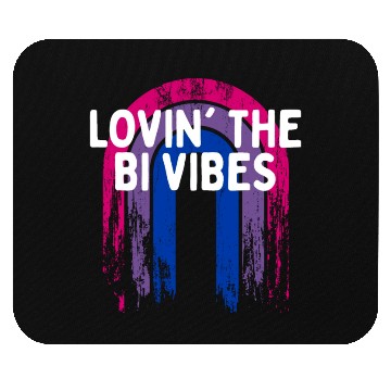 Discover Lovin' the Bi Vibes Bisexual LGBTQ Bi Pride LGBT Mouse Pads
