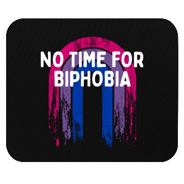 Discover No Time for Biphobia Bisexual LGBTQ Bi Pride Mouse Pads