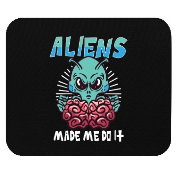 Discover Alien Extraterrestrial Area 51 UFO Space Geek Gift Mouse Pads