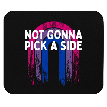 Discover Not Gonna Pick a Side Bisexual LGBTQ Bi Pride Mouse Pads