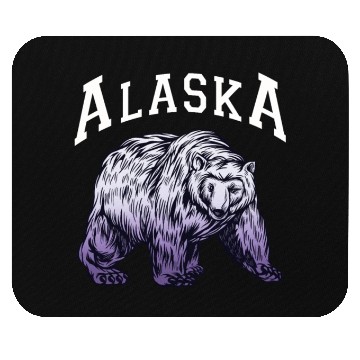 Discover Alaska Gift USA Natur Bär Denali Grizzly Wald Mouse Pads
