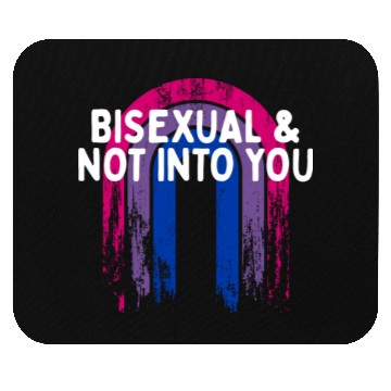 Discover Bisexual & Not into You Bi Single Bi Pride Mouse Pads