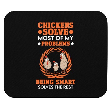 Discover Chicken Solves Most Of My Problems Chickens Mouse Pads