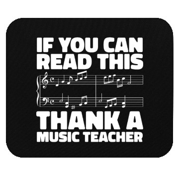 Discover Music Teacher Notes Mouse Pads